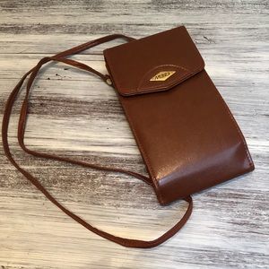 Mundi tan mini bag/purse/wallet